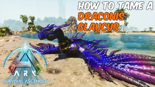 How to Tame a Draconis Glaucus in ARK Survival Ascended ark arksurvivalascended draconisglaucus [upl. by Gilbertine]