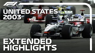 Extended Race Highlights  2003 United States Grand Prix [upl. by Lombardi]