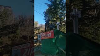 zipline adventure travel travelvlog manali [upl. by Tedder]