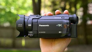 Panasonic 4k Camcorder  Yeah I still use one [upl. by Nosnor791]