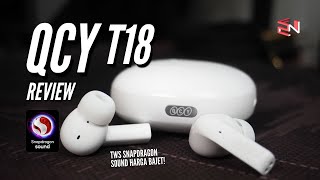 TWS Snapdragon Sound Harga Bajet  QCY T18 Review [upl. by Eniamor]