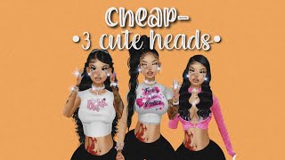 Cheap Cute Imvu heads•imvu gameplay• [upl. by Kraus236]