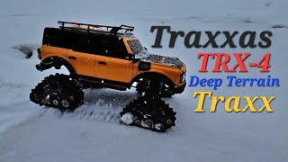 Snow Storm Cruise Traxxas TRX4 Bronco 2021 on Deep Terrain Traxx [upl. by Orpah]