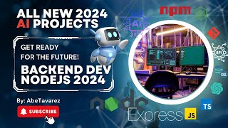 NodeJS and Express Backend Development Tutorial 2024 with AI Projects [upl. by Rogergcam]