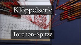 Klöppelserie  Torchon Rahmen  Teil 18 [upl. by Joshia265]