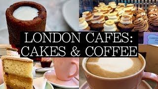 Must Visit CAKE CAFES in London [upl. by Arihat]