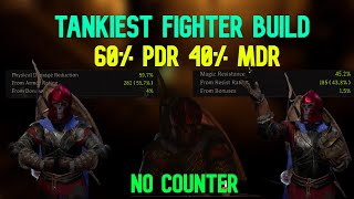 Tankiest Fighter Build  60 PDR 40 MDR [upl. by Sinnod282]