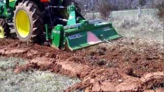 Tilling with our John Deere 3038e [upl. by Pricilla]