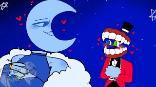 Caine amp Moon Go On A Date  The Amazing Digital Circus  FUNNY ANIMATIONS [upl. by Otsuj221]