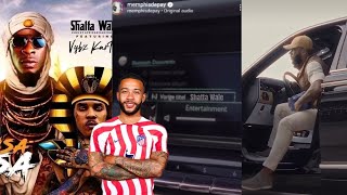 Memphis Depay Crusing with Shatta Wale ft Vybz Kartel Mansa Musa SongWorld Banger🔋 [upl. by Christiane]