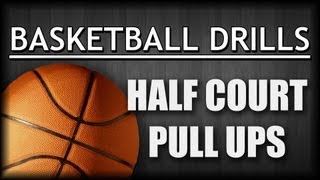 Basketball Drills Shooting Drill Half Court Pull Ups [upl. by Anires697]