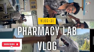 Pharmacy lab vlog 🥼🧪 Shoolini University  🏫🎓 [upl. by Arik]