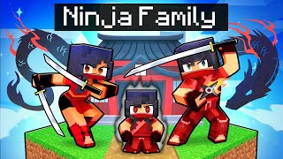 Having a NINJA FAMILY in Minecraft [upl. by Anegue]