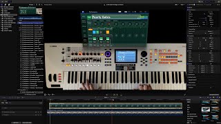 Assembling Yamaha Montage clips in Final Cut Pro [upl. by Ketchan]