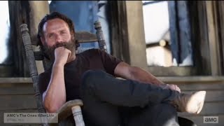 Andrew Lincoln and Danai Gurira talk about Ricks season 5 beard [upl. by Aicella]