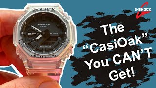 GShock GA2100SKE7A quotCasiOakquot TRANSPARENT PACK Unboxing and Review [upl. by Giff]