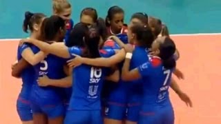 Superliga Feminina de Volei 20122013  Unilever Sky 3 x 1 Amil Campinas [upl. by Lark178]