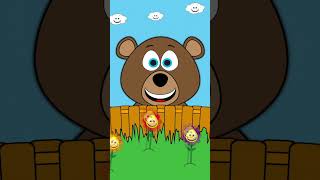 The Shake Shake Shake Bear funny dancing kidssong BabyBigMouth shorts [upl. by Ardnat564]