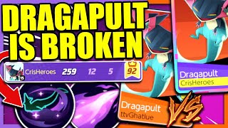 Dragapult is WOW First Game vs one of Worlds Best Players on Dragapult  Pokemon Unite [upl. by Alsworth116]