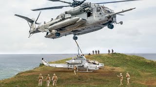 US Most Powerful Helicopter Airlifts AH1Z Viper Like Nothing [upl. by Garzon]