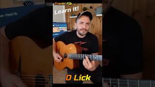 D Gypsy Jazz Lick  Gypsy Jazz Guitar Lesson  Jazz Manouche Tutorial [upl. by Aerdnac]