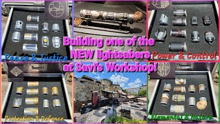 Building one of the NEW lightsabers at Savis Workshop galaxysedge lightsaber savisworkshop [upl. by Jarl672]