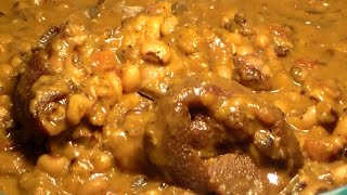 Black Eyed Peas With Smoked Ham Recipe How To Make Soul Food BlackEyed Peas [upl. by Eltrym]