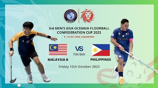 Malaysia B 2  2 Philippines  7th8th Placing  AOFC2023  LIVE [upl. by Guinna987]