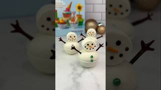 1️⃣9️⃣ Wibble wobble snowmen ⛄️ cakedbyrach christmas cakeart christmascountdown snowman cute [upl. by Weinreb]