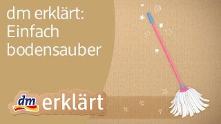 dm erklärt Einfach bodensauber [upl. by Nahoj]