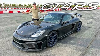 Porsche Cayman GT4RS Review  Better Than A 991 GT3RS [upl. by Charmane]