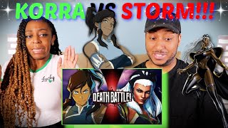 Death Battle quotKorra VS Storm Avatar VS Marvelquot REACTION [upl. by Ennoryt]