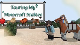 MY MINECRAFT STABLES 🤎💚  How Should I Fix It MC Equestrian Fantasy [upl. by Eloccin]