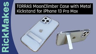 TORRAS MoonClimber Case with Metal Kickstand for iPhone 13 Pro Max [upl. by Ylro]