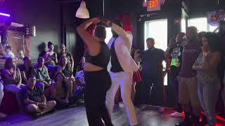 Bachata Dominicana performance at Sunday de Sabrosura in Tampa FL 021923 [upl. by Bosson]