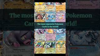 Most expensive Pokémon Cards in the World pokemoncards pokemon didyouknow [upl. by Oiznun]