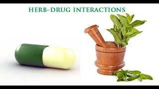 Herb Drug InteractionsDr Divyakant PatelSharda School of PharmacyGandhinagarSharda Campus [upl. by Anett849]