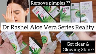 How to treat Acne with best products  dr Rashel Aloe Vera Series Review  Dr Rashel products Review [upl. by Alvera844]