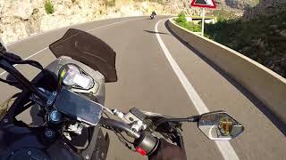 De ruta con la Derbi Terra 125 GoPro Hero 4 On Board [upl. by Ardaed]