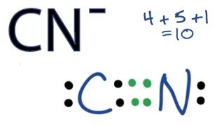 CN Lewis Structure How to Draw the Dot Structure for the CN [upl. by Tucky]