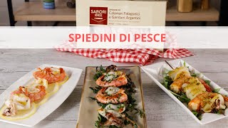 Tre idee per cucinare gli spiedini di pesce I Saporie [upl. by Nalda]