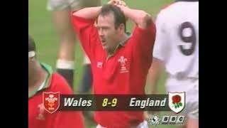 1993 Ieuan Evans try vs England Cardiff Arms Park 6 February [upl. by Eey]