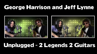 George Harrison and Jeff Lynne  2 Legends 2 Guitars [upl. by Ademla]