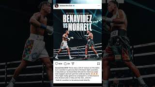 Benavides vs Morrell LISTA boxing box boxeo sports mexico usa ko deportes fighting pfp [upl. by Breskin]