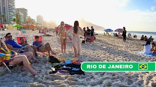 🇧🇷 The Best of Ipanema Beach  Carioca Vibe and Incredible Sunset [upl. by Eednas825]