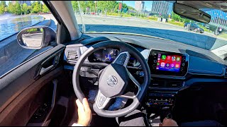 NEW Volkswagen TRoc 2024  15 TSI 150HP  POV Test Drive [upl. by Nonie]