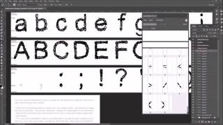 Fontself Photoshop Live Video Making a Font [upl. by Belden451]