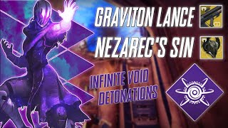 Nezarecs Sin  Graviton lance  INFINITE EXPLOSIONS VOIDWALKER BUILD  DESTINY 2 SEASON OF PLUNDER [upl. by Eessej]