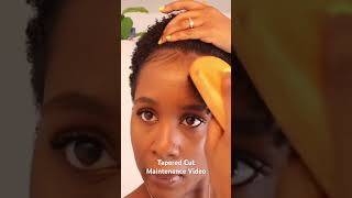 maintenance taperedcut shorthairstylesforwomen shorthair curlycut natural naturalhair [upl. by Yornoc668]