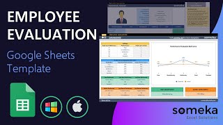 Employee Evaluation Google Sheets Template  Employee Performance Appraisal [upl. by Mure]